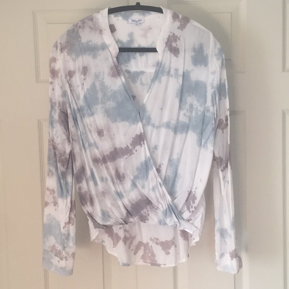 Splendid Alto Treatment Surplice Top - Picture 2 of 12